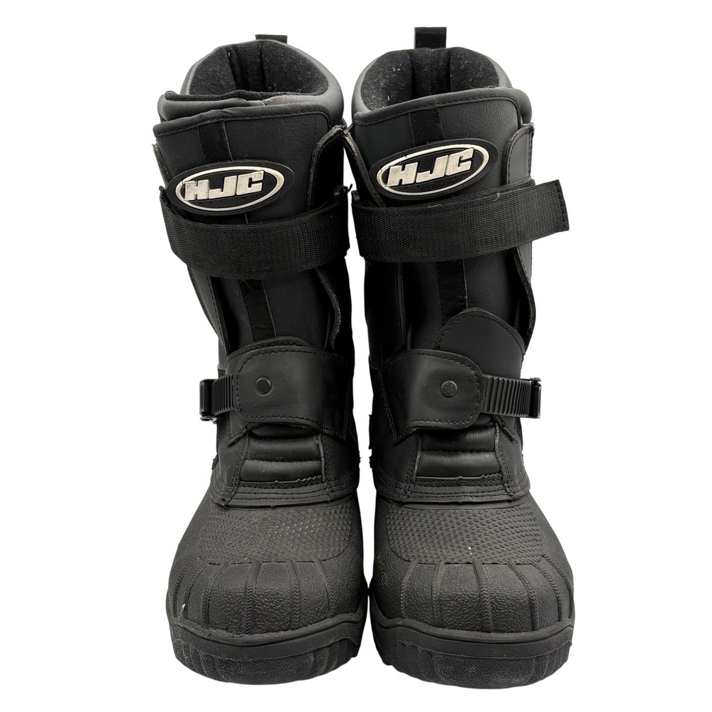 HJC Snowmobile Boots Mens 9 Black Excellent Thinsulate Insulated Waterproof